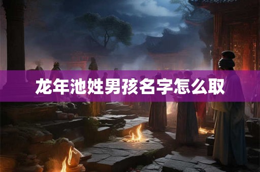 龙年池姓男孩名字怎么取