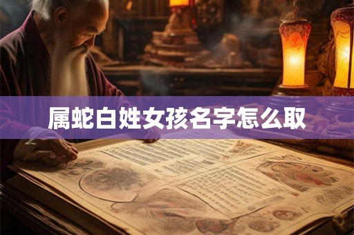 属蛇白姓女孩名字怎么取